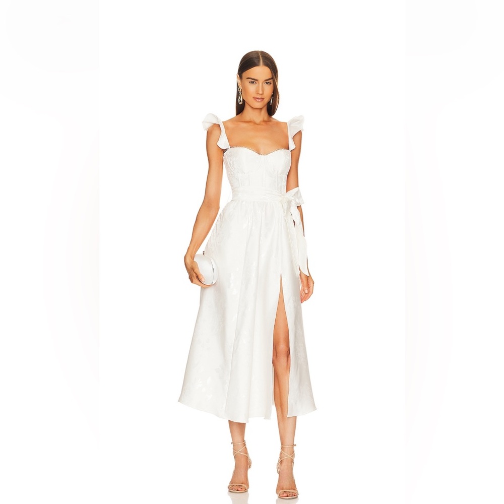 Bridal white V. Champan Vera Bustier dress